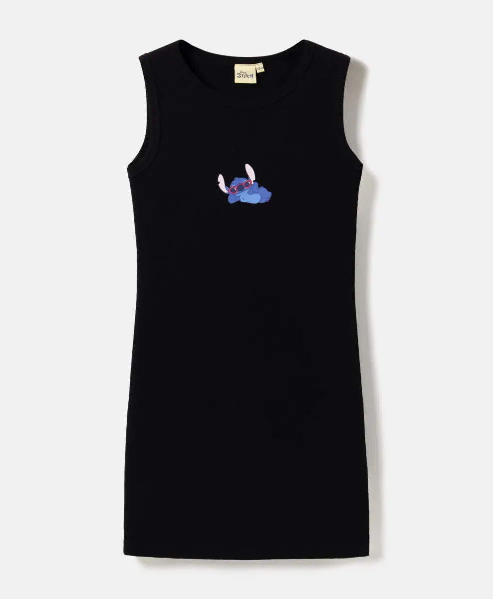 Dečija rebrasta haljina Stitch