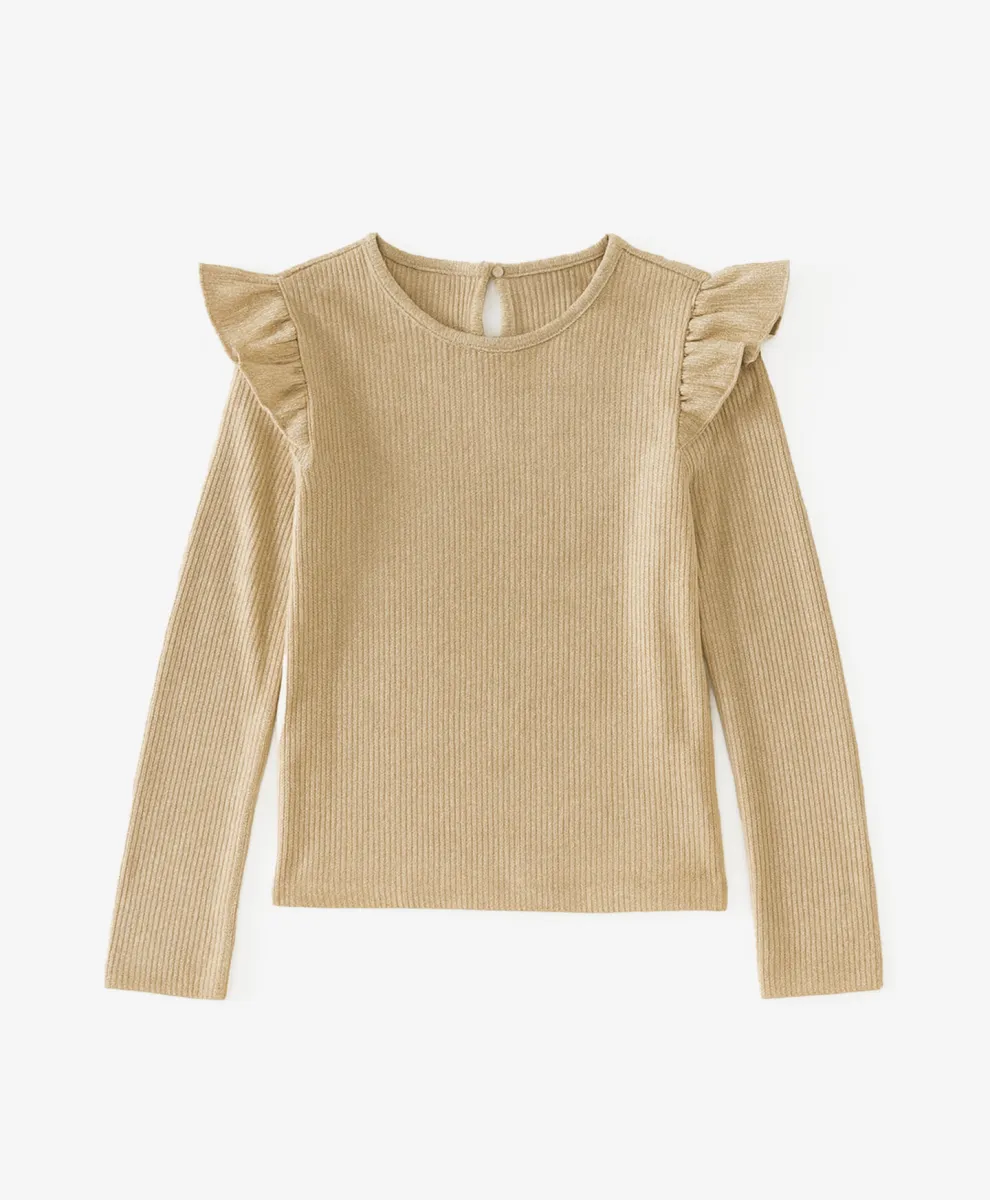 Džemper sa volanima za devojčice