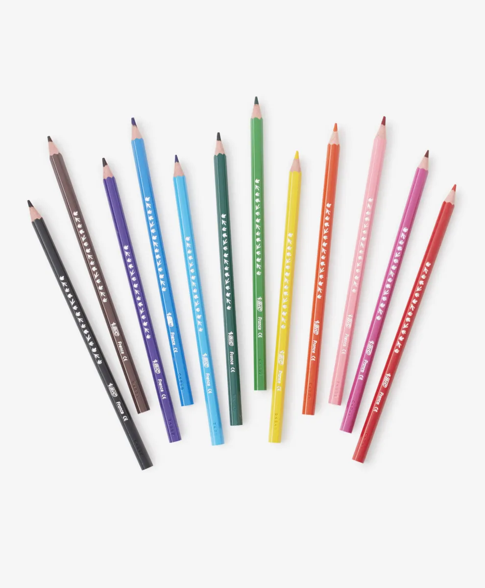 Drvene bojice BIC For School 12 komada