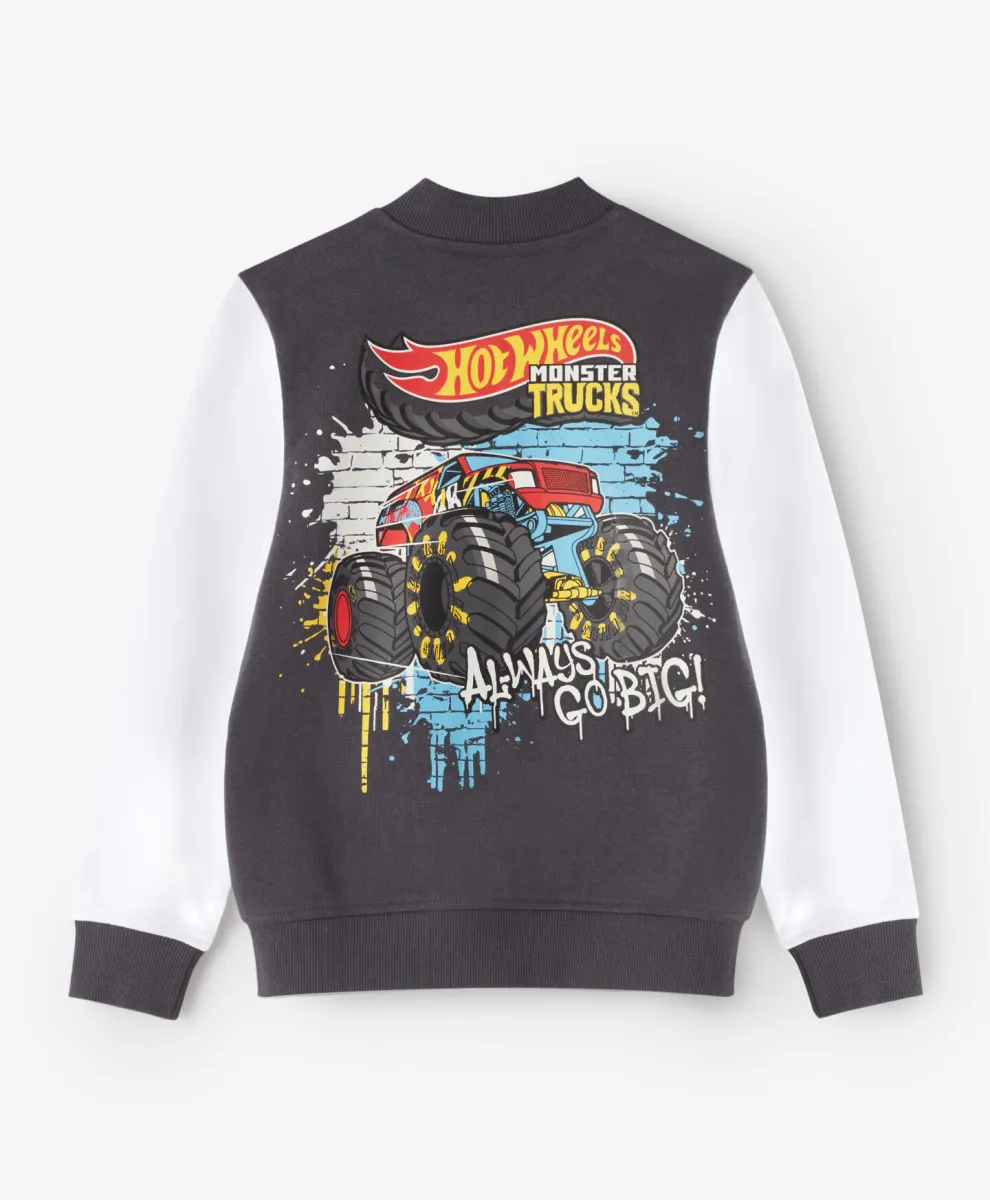Duks za dečake sa licenciranim printom Hot Wheels 100% pamuk