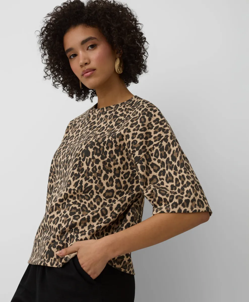 Ženska majica sa leopard dezenom