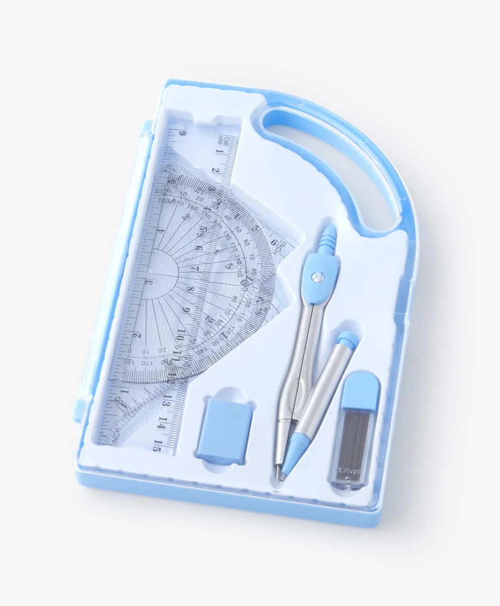 Geometrijski set u plavoj boji 7 delova
