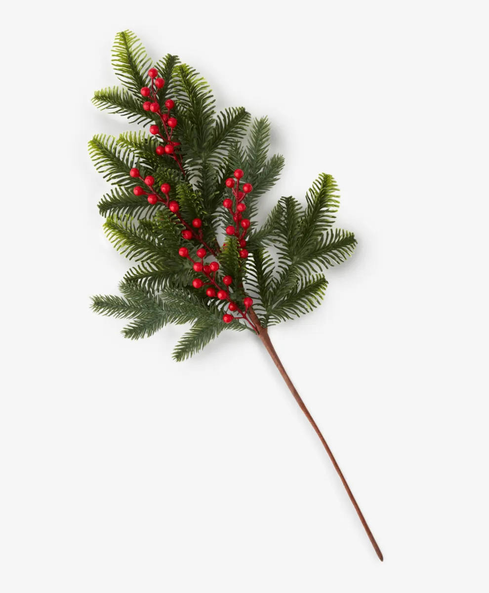 Grana jelke sa božikovinom