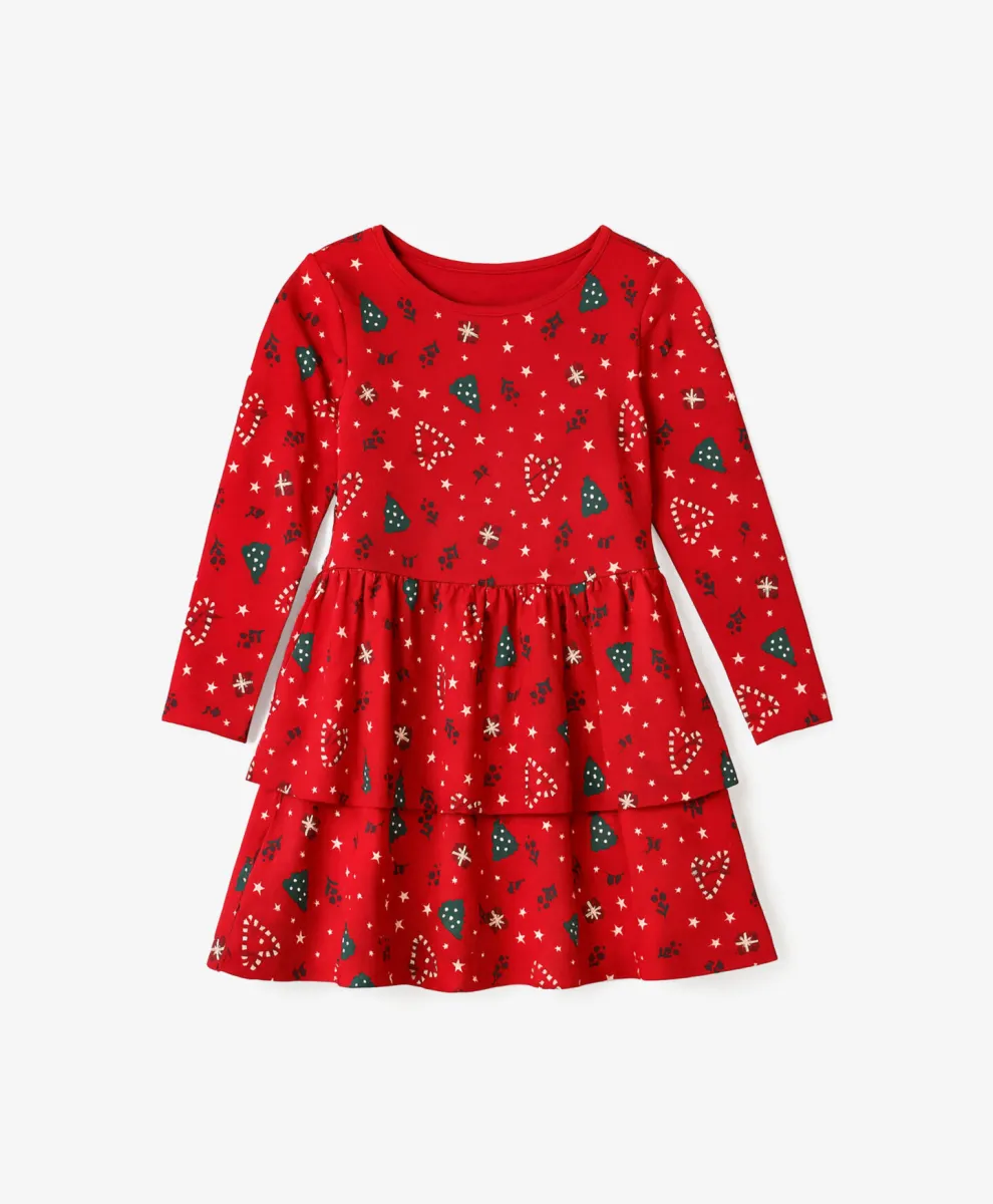 Haljina za devojčice sa volanima 100% pamuk