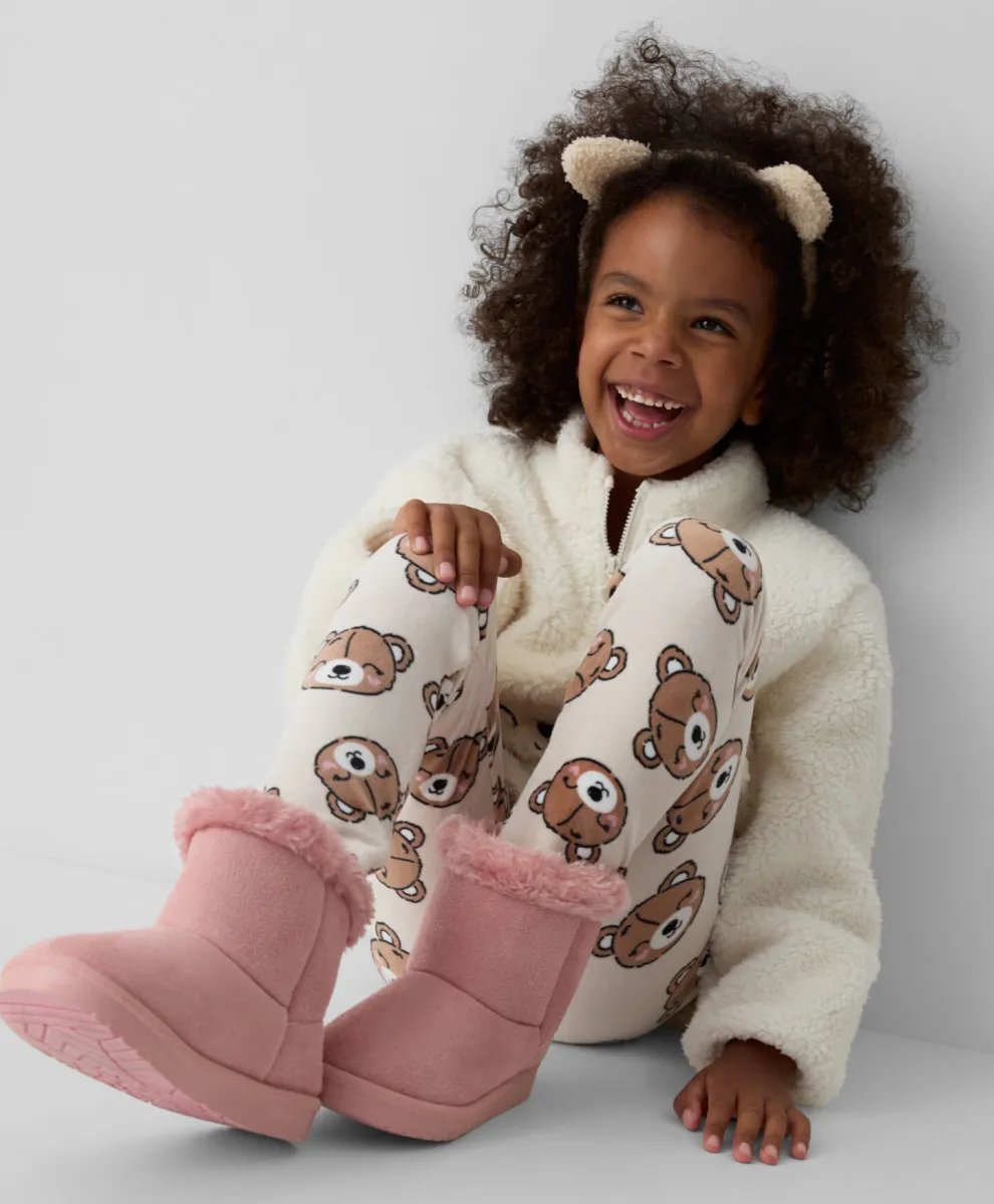 Helanke sa dezenom medvedića za devojčice