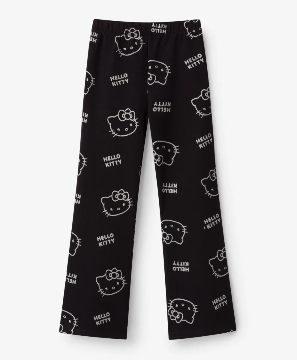 Helanke sa širokim nogavicama  za devojčice Hello Kitty