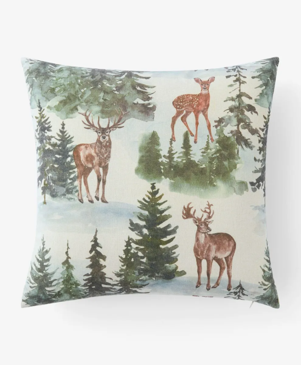 Jastuk sa motivom zimske šume
