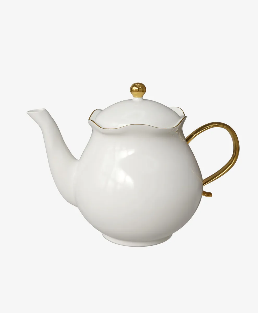 Keramički bokal sa zlatnim obodom