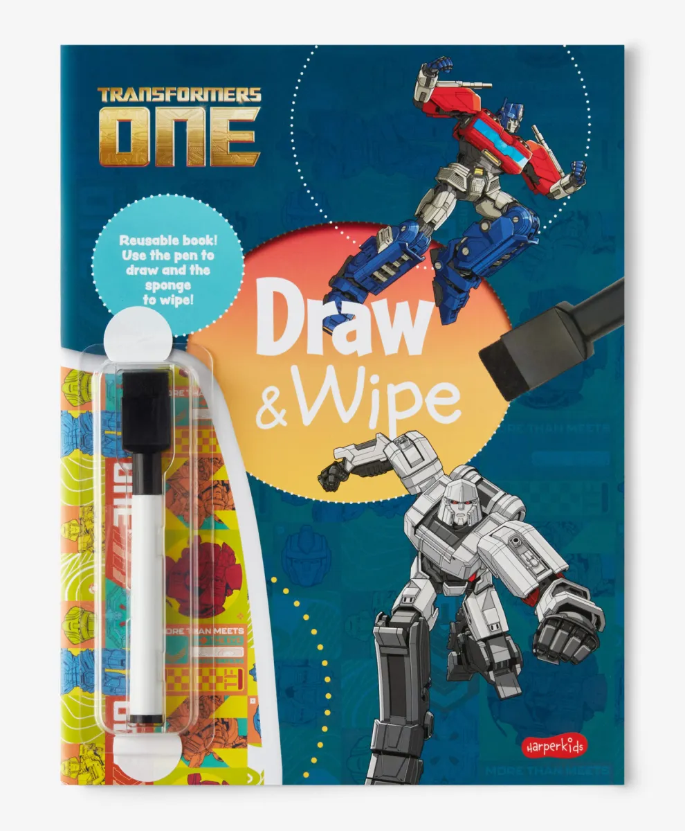 Knjiga za crtanje Transformers One sa olovkom