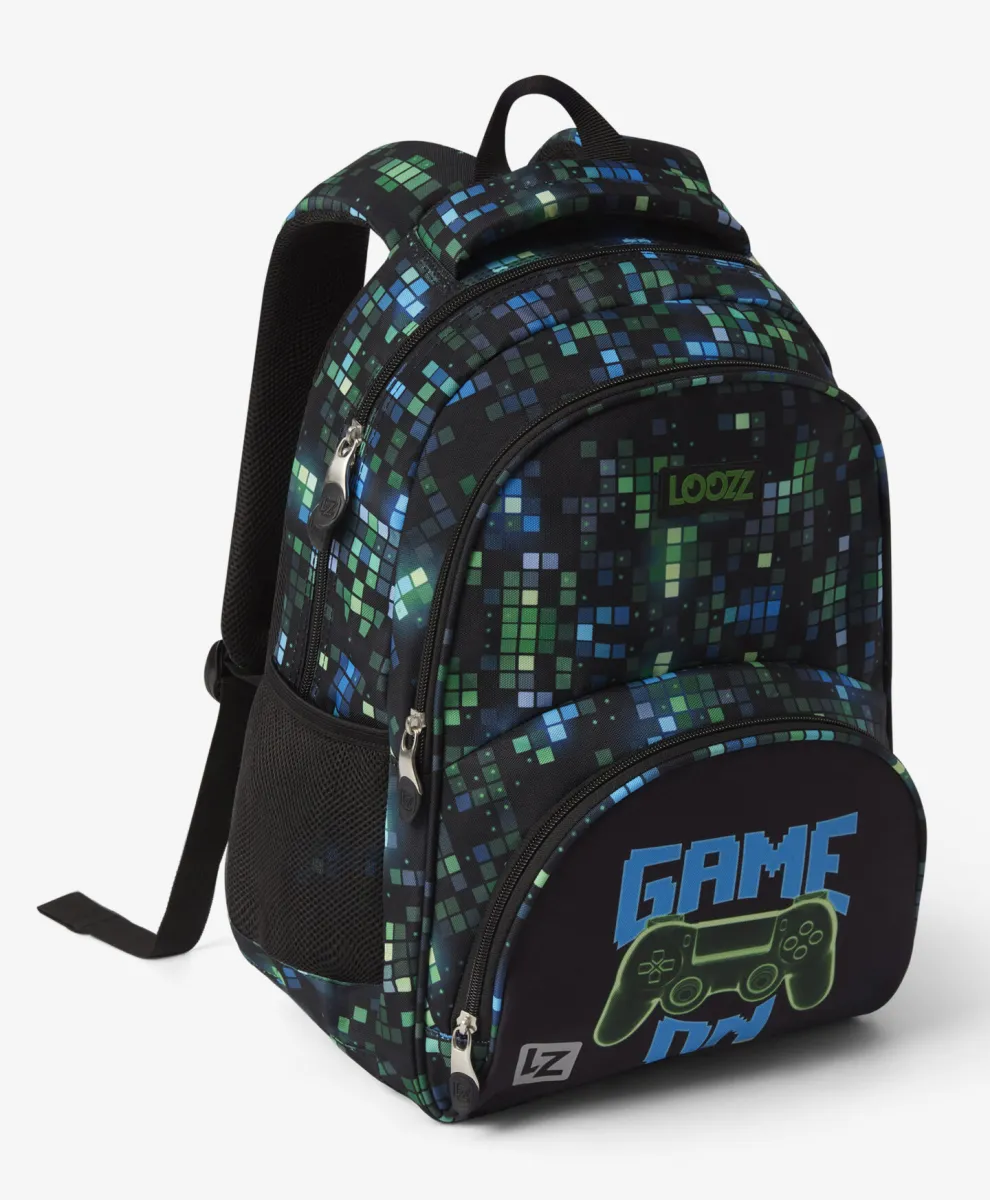Školski ranac sa natpisom "Game on" za dečake