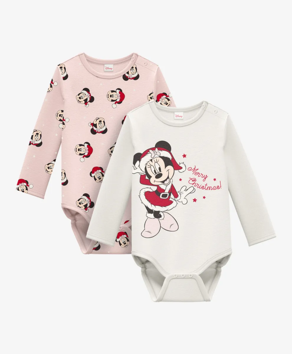 Komplet od 2 bodija za bebe devojčice Minnie Mouse