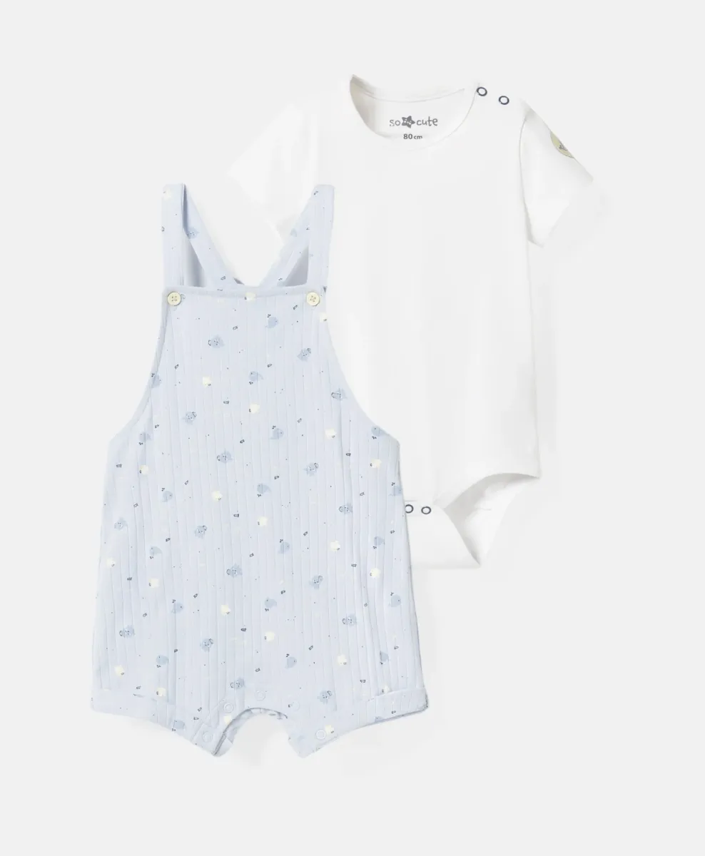 Komplet za bebe bodi i tregerice 100% pamuk