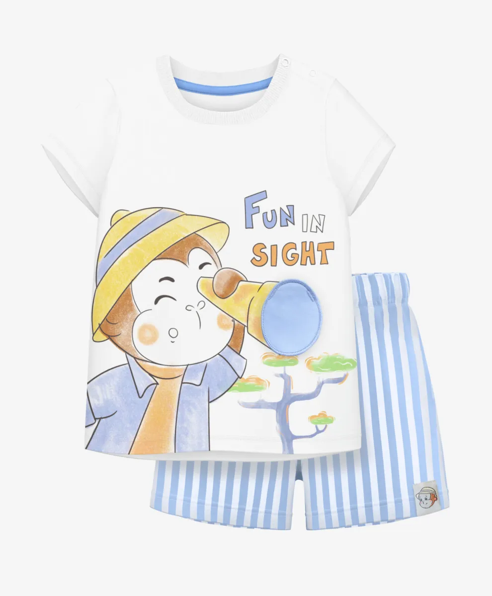 Komplet za bebe dečake 100% pamuk