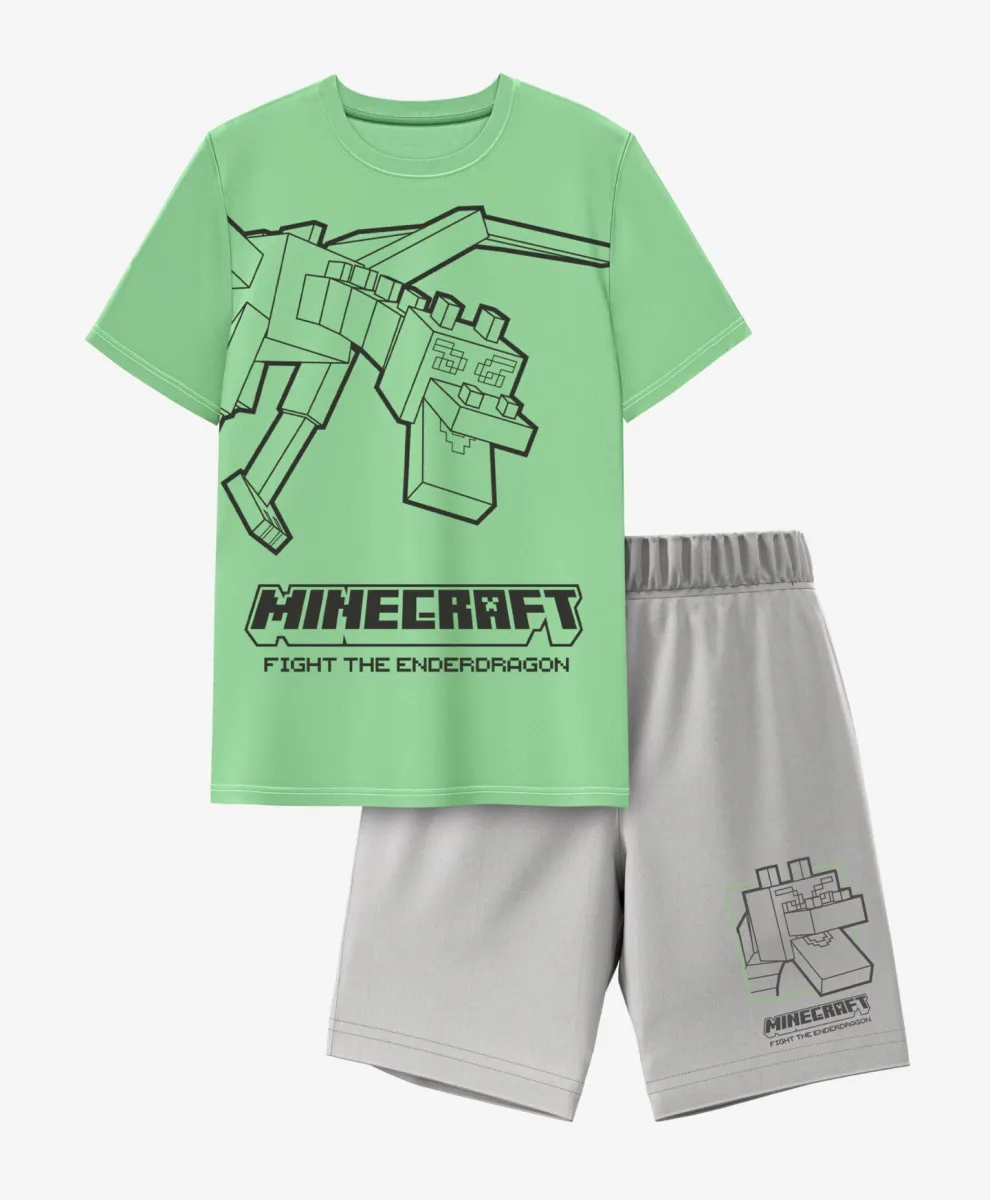 Komplet za dečake sa motivom Minecraft 100% pamuk
