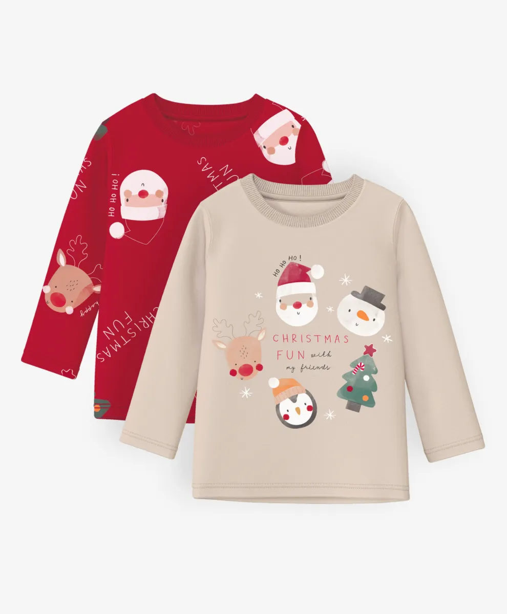 Majica za bebe dečake pakovanje od 2 komada 100% pamuk