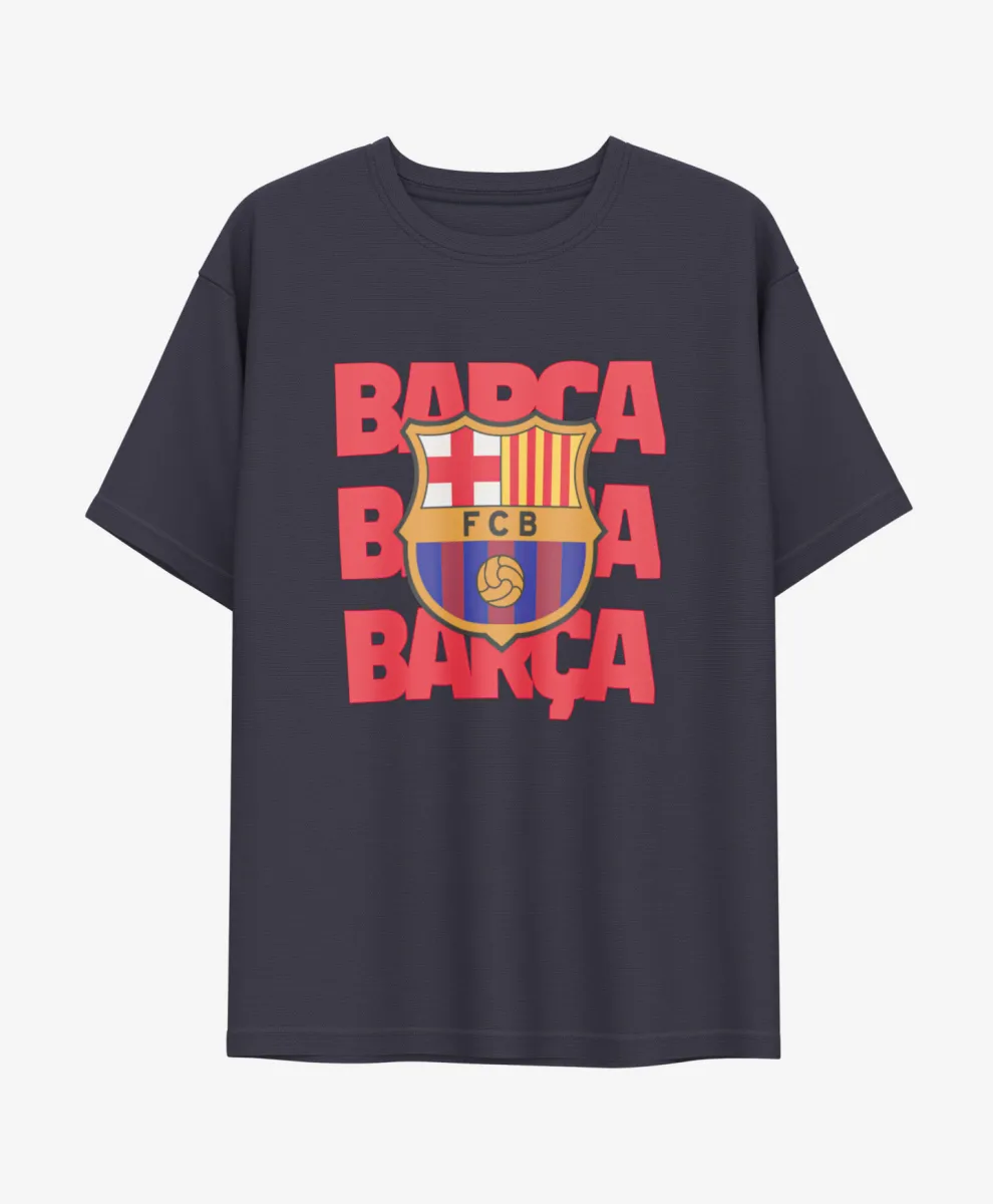 Majica za dečake sa licenciranim printom FC Barcelona