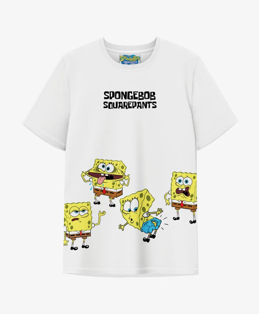 Majica za dečake sa licenciranim printom SpongeBob, 100% pamuk