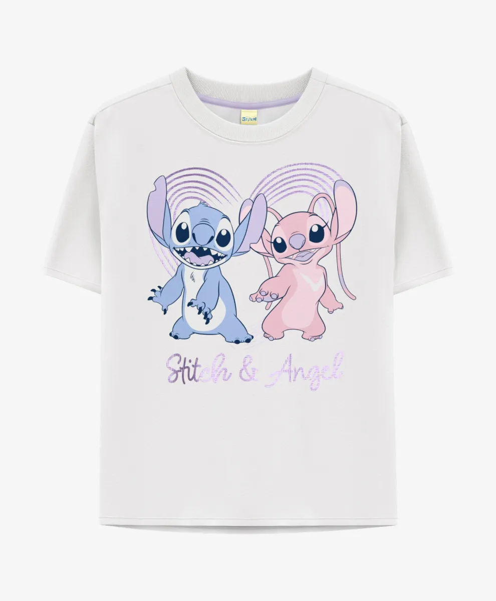 Majica za devojčice Lilo and Stitch 100% pamuk