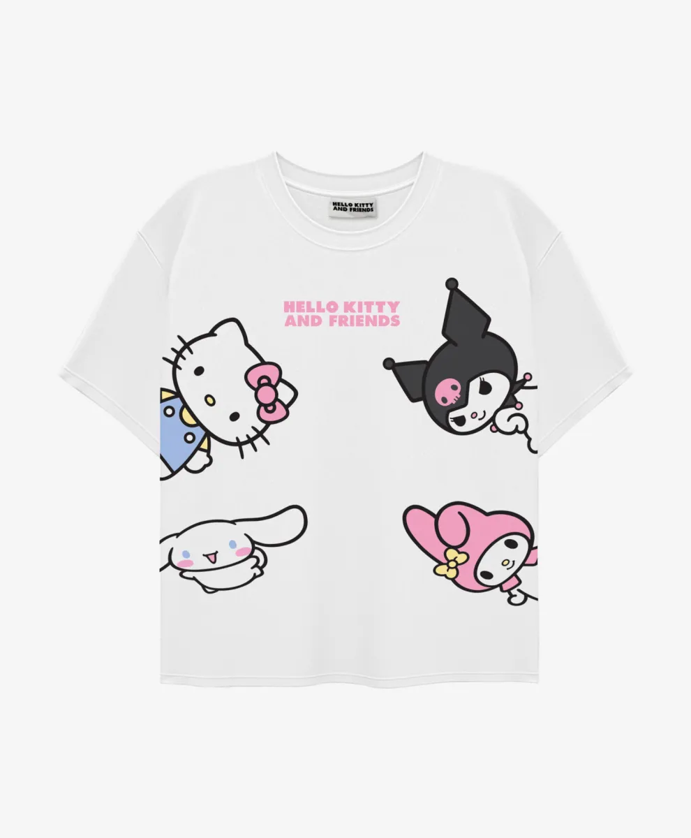 Majica za devojčice sa licenciranim printom Hello Kitty 100% pamuk