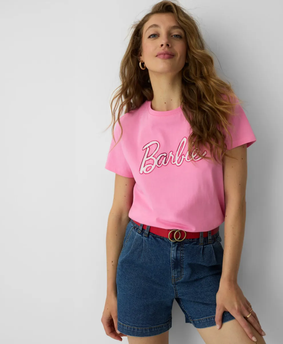 Majica za žene sa licenciranim printom Barbie  100% pamuk