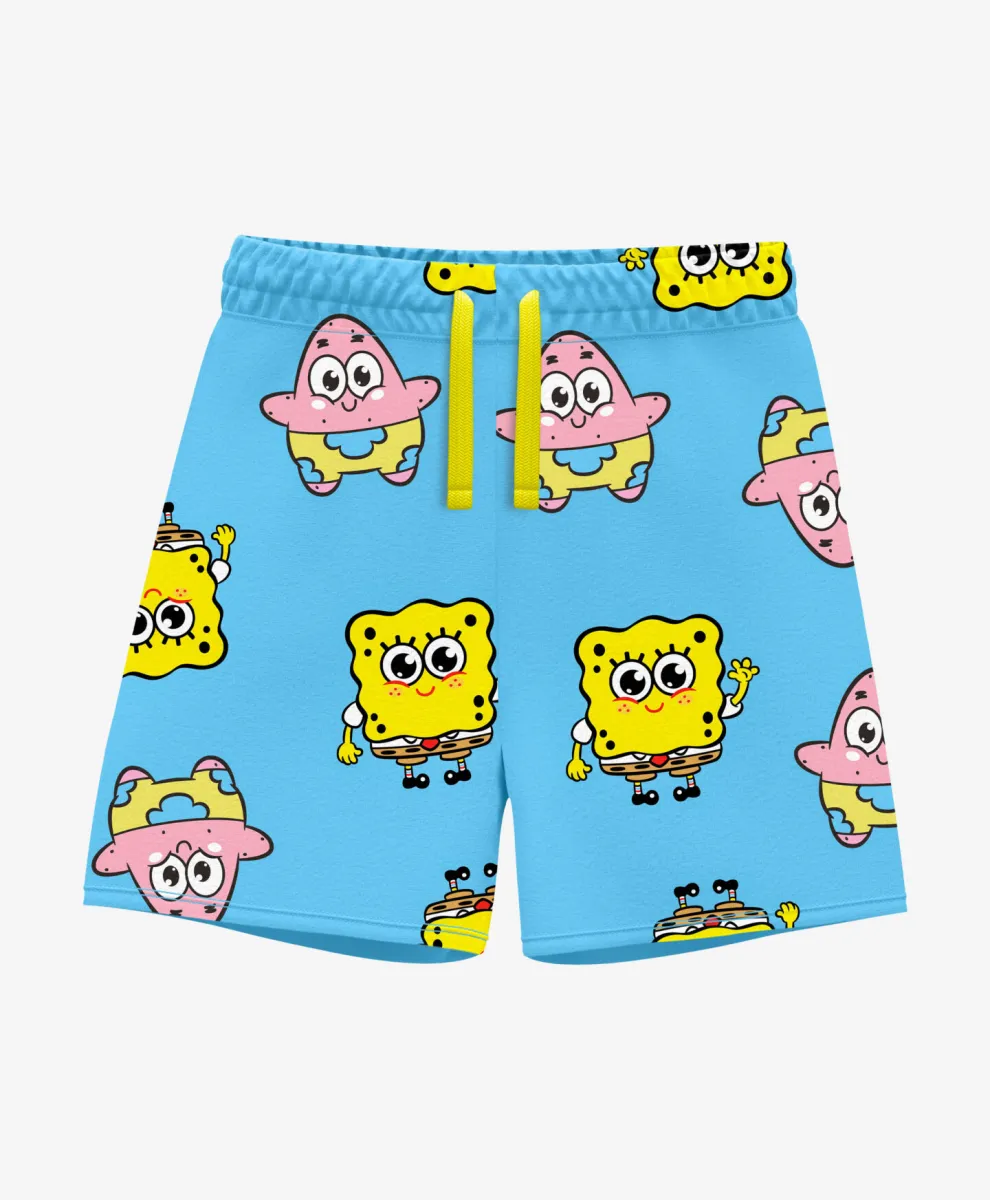 Šorts za bebe dečake SpongeBob 100% pamuk