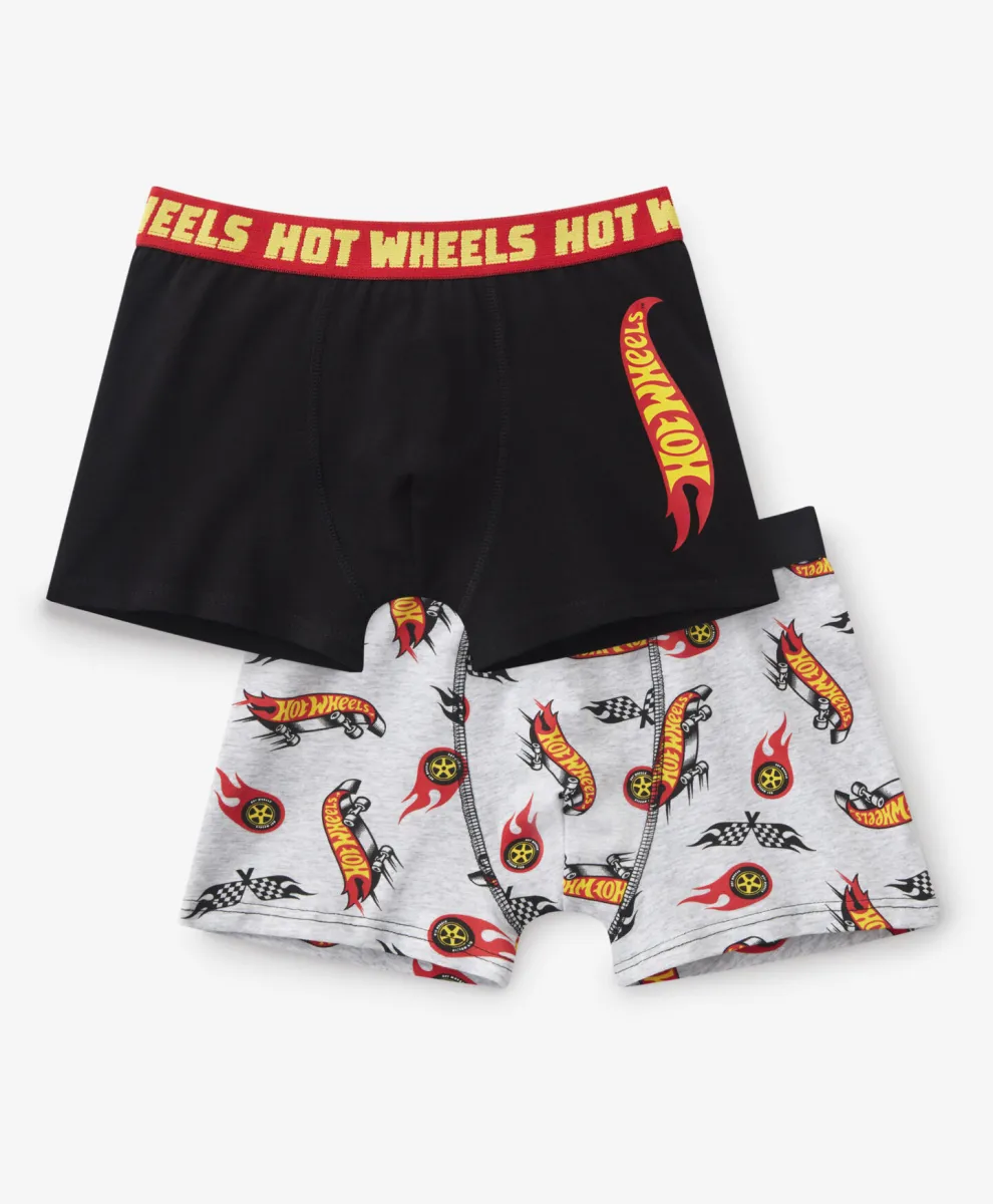 Šortsevi za dečake sa licenciranim printom Hot Wheels, pakovanje od 2 komada