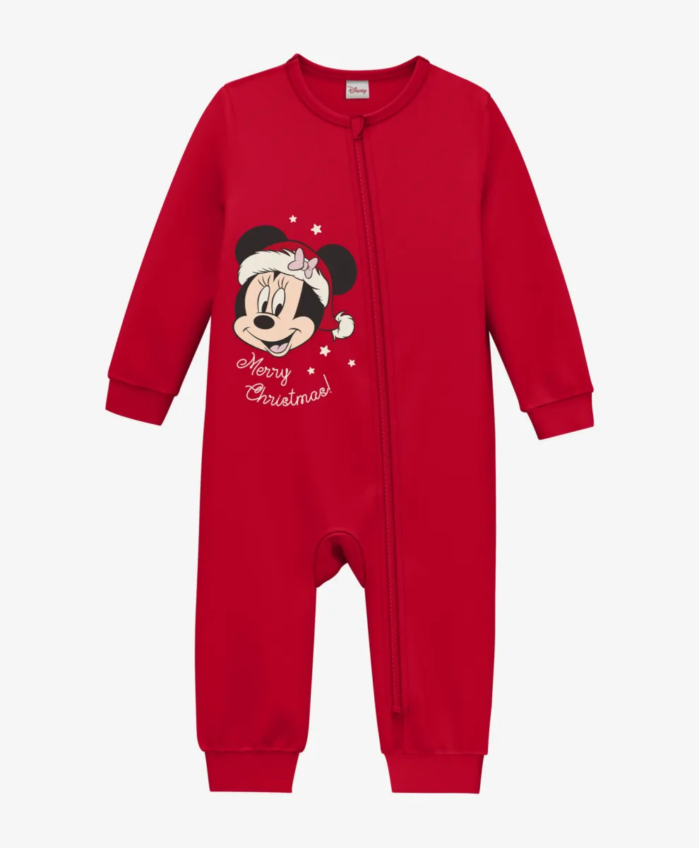 Pajac za bebe devojčice Minnie Mouse 100% pamuk