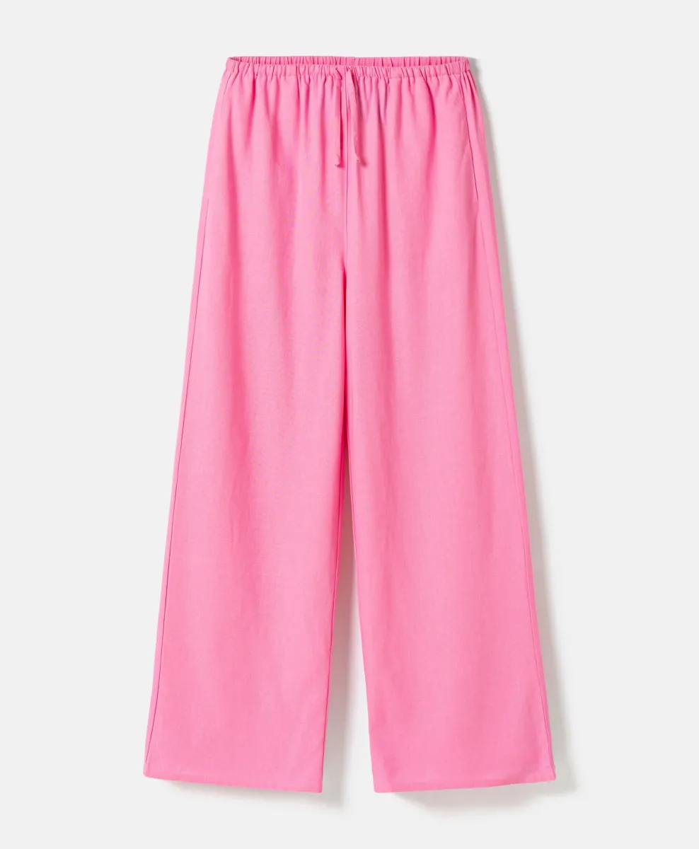 Pantalone za devojčice sa lanom