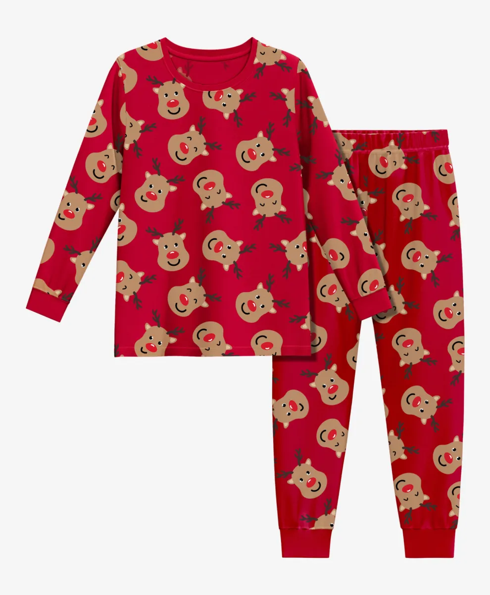 Pidžama za dečake sa irvasima, 100% pamuk