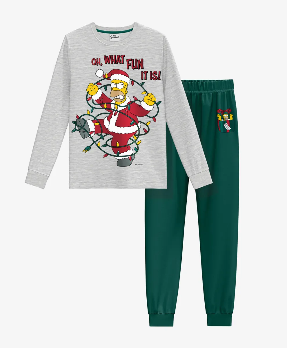 Pidžama za dečake The Simpsons 100% pamuk