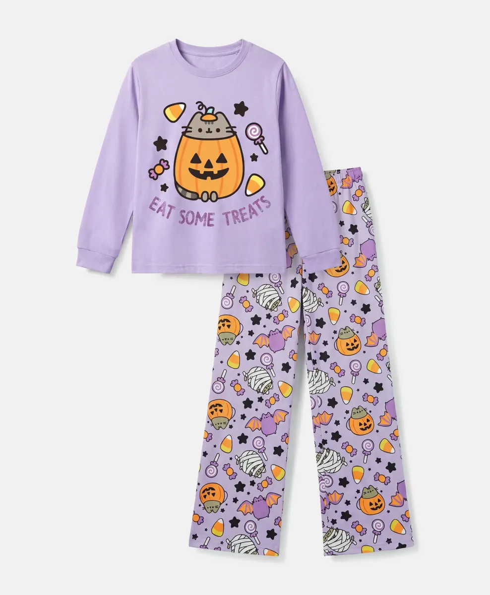 Pidžama za decu Pusheen Halloween 100% pamuk
