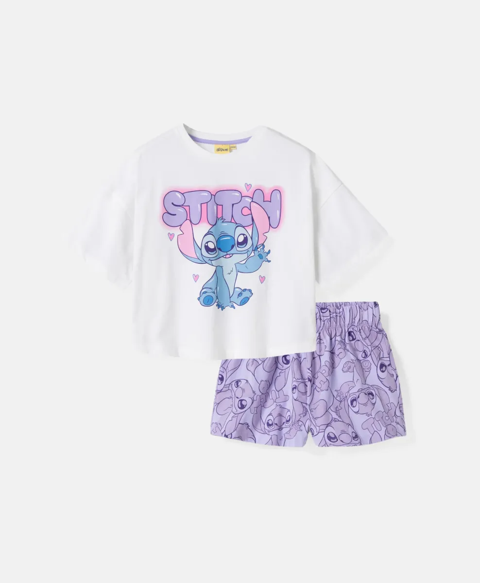 Pidžama za devojčice Stitch 100% pamuk