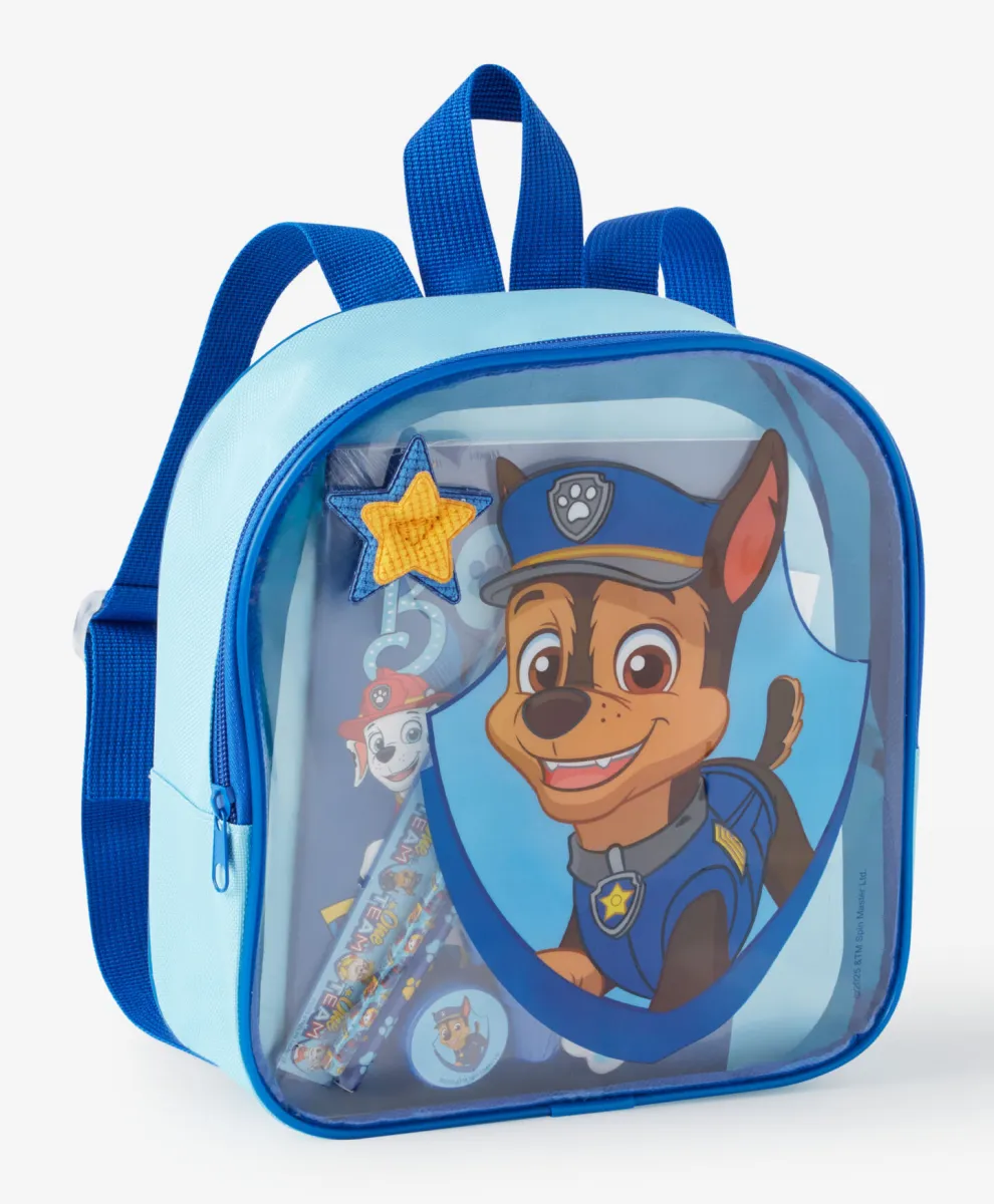 Plavi ranac sa opremom Patrolne šape
