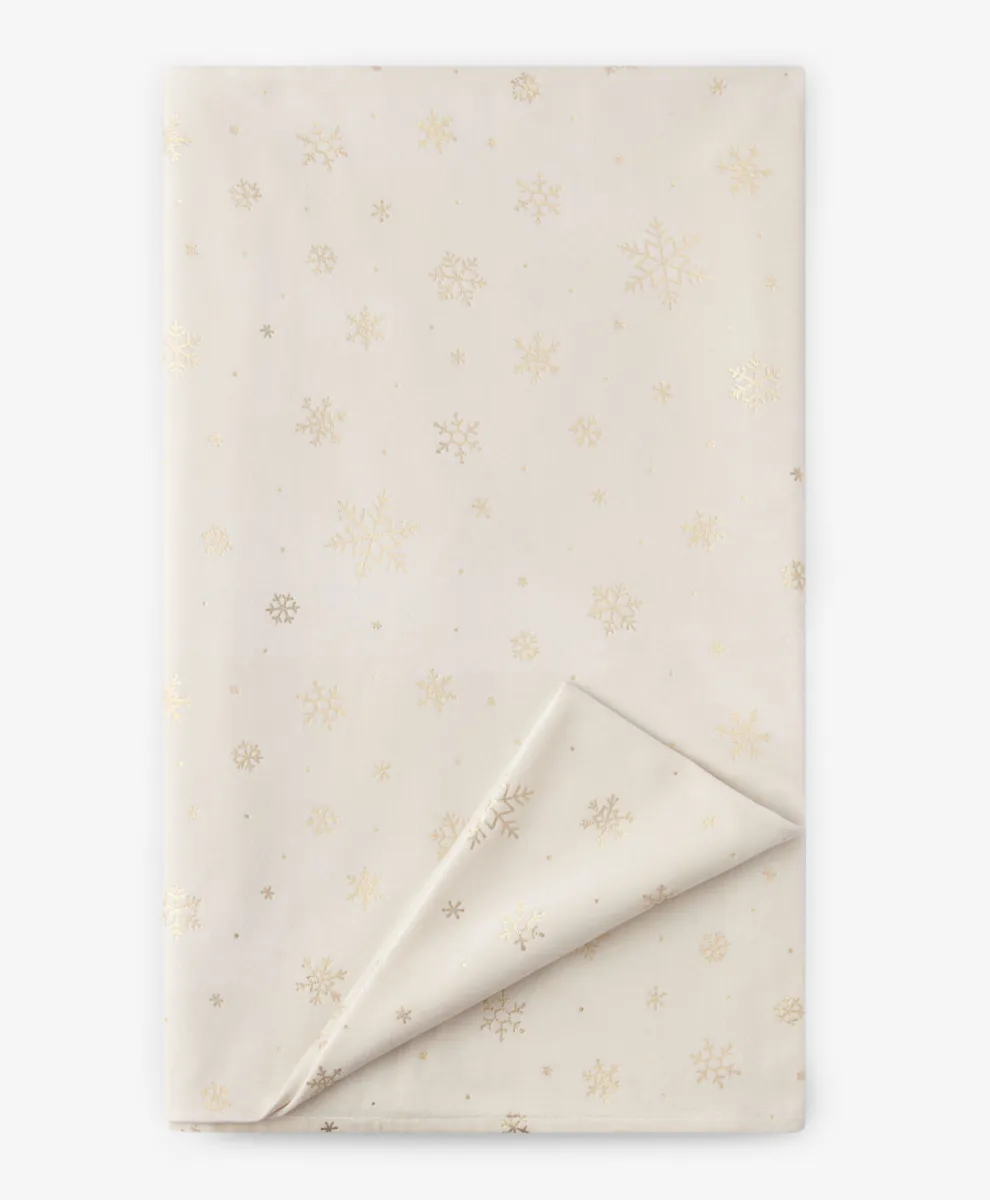 Plišani stolnjak sa zlatnim printom