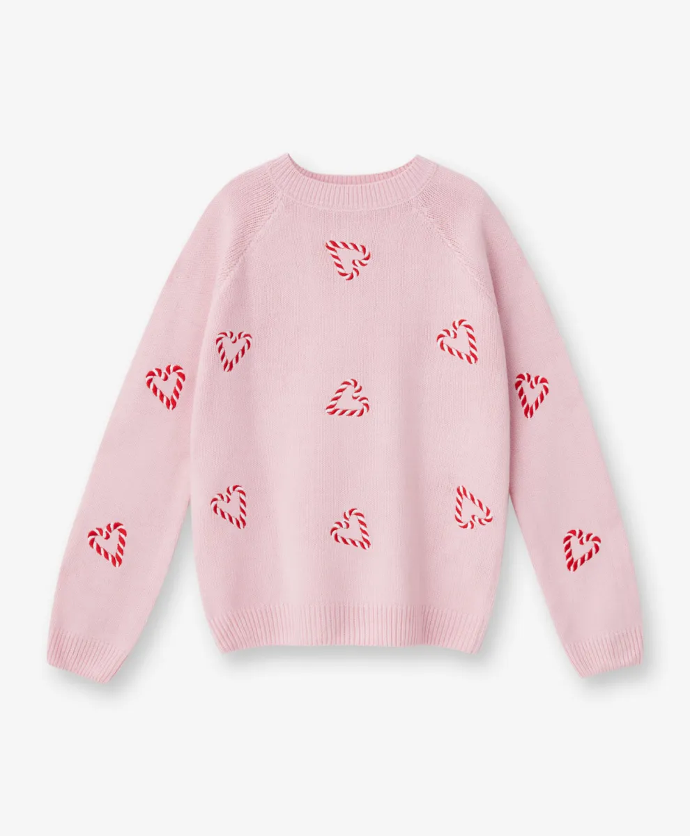 Roze džemper za devojčice