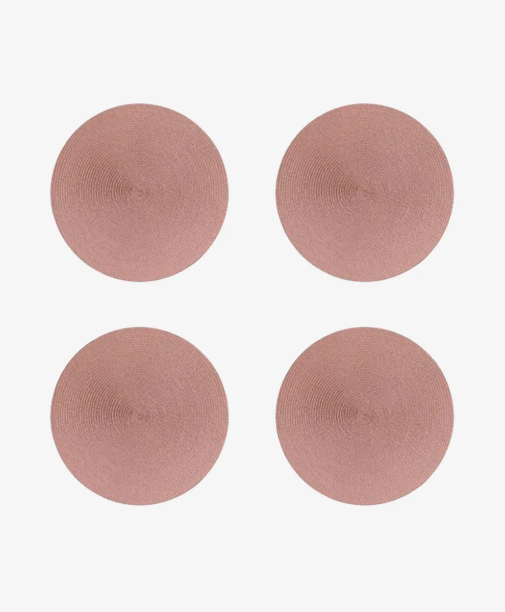 Roze podmetač za sto, pakovanje od 4 komada