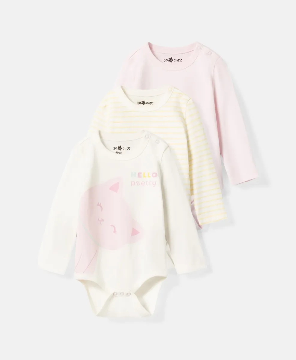Set bodyja za bebe mače 100% pamuk