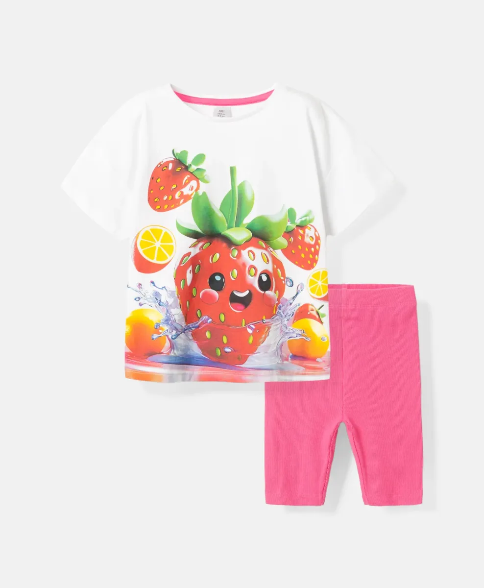 Set majica i bajkerke za devojčice