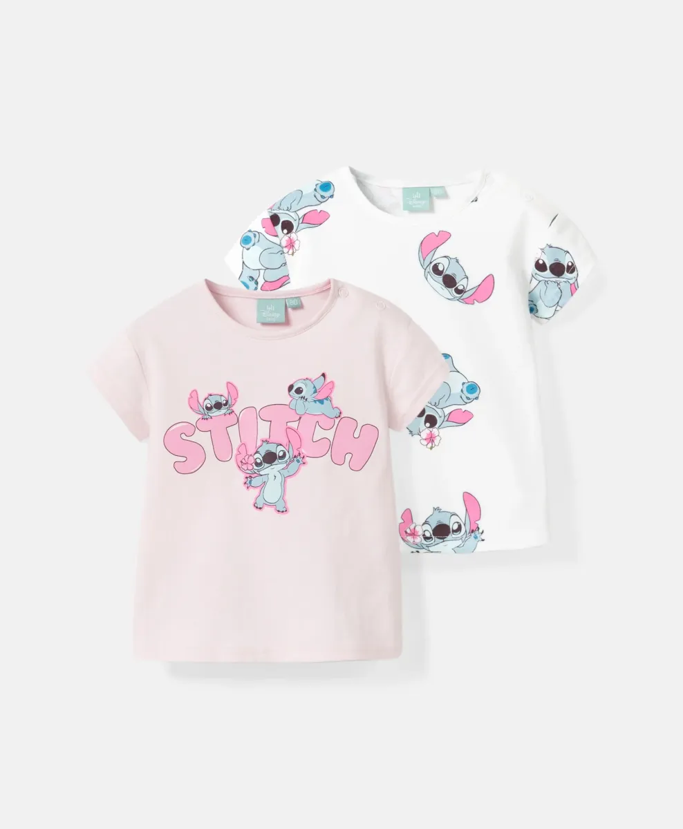 Set majica za bebe Lilo&amp;Stitch 100% pamuk