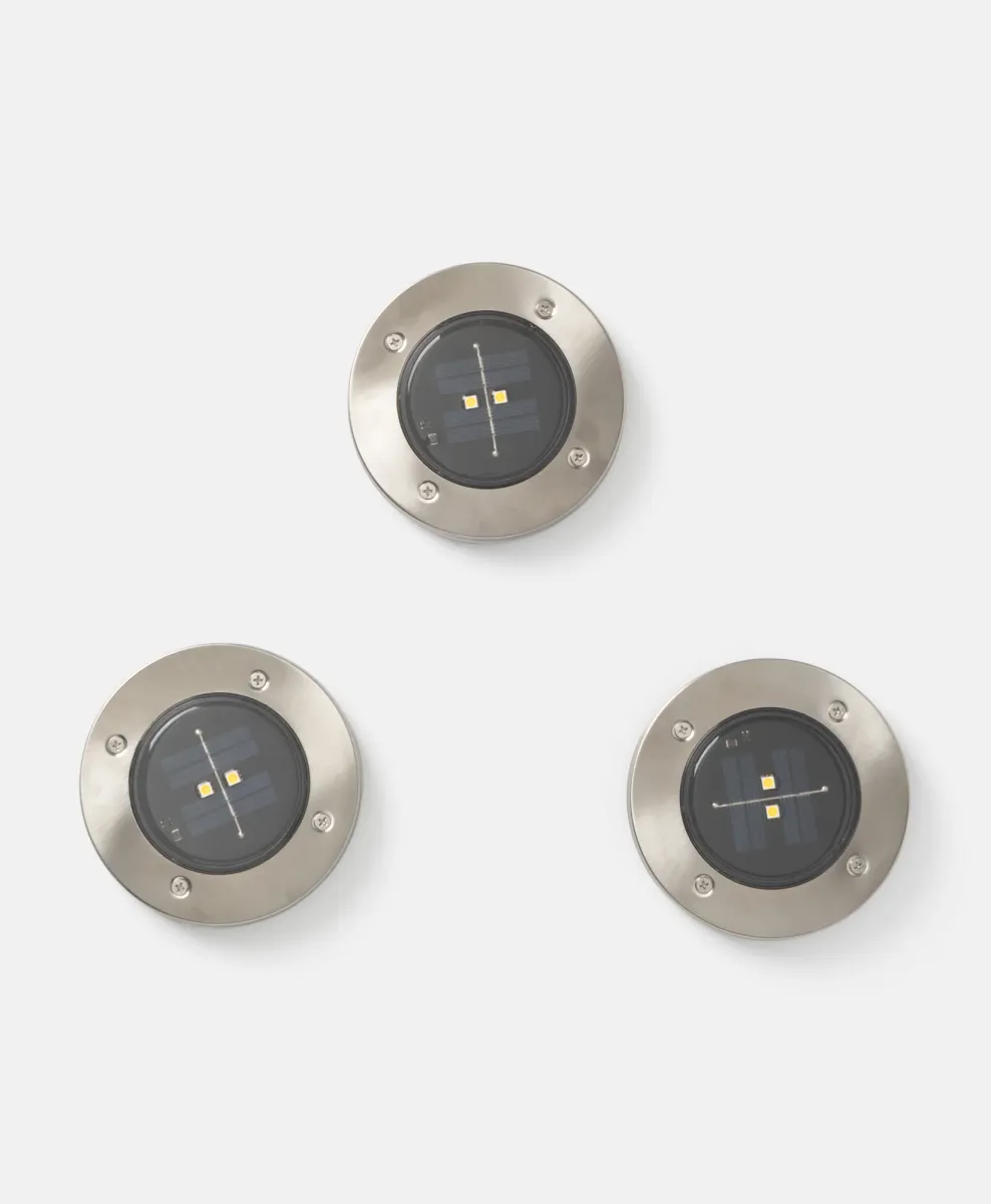 Set od 3 podne solarne lampe