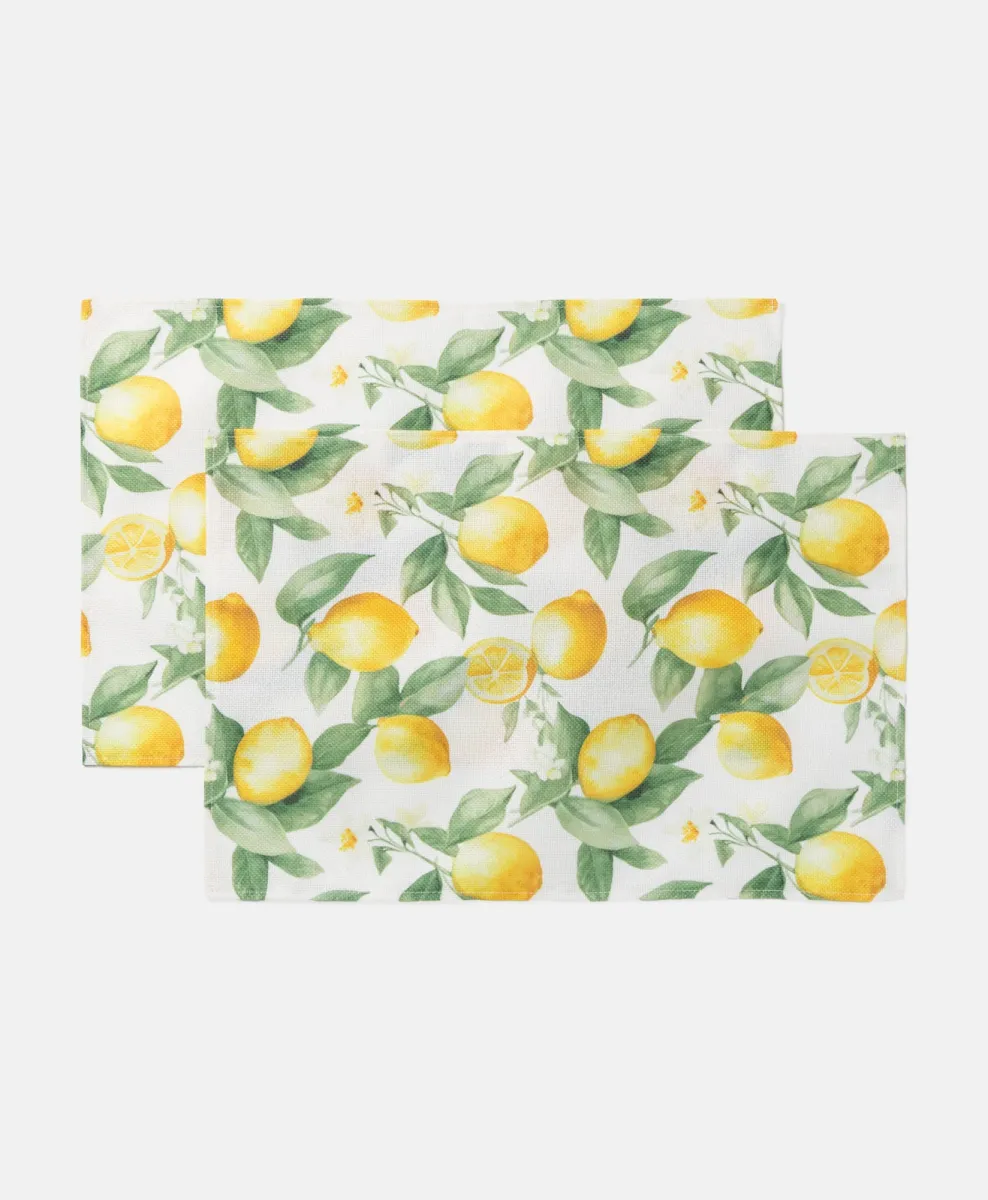 Set podmetača za sto sa limunom 30x45 cm 2-pack