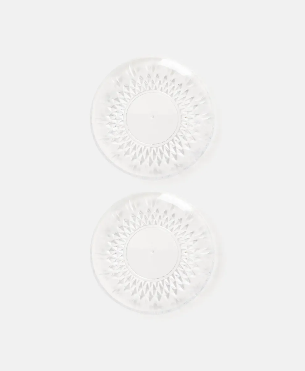 Set prozirnih tanjira prečnika 26 cm
