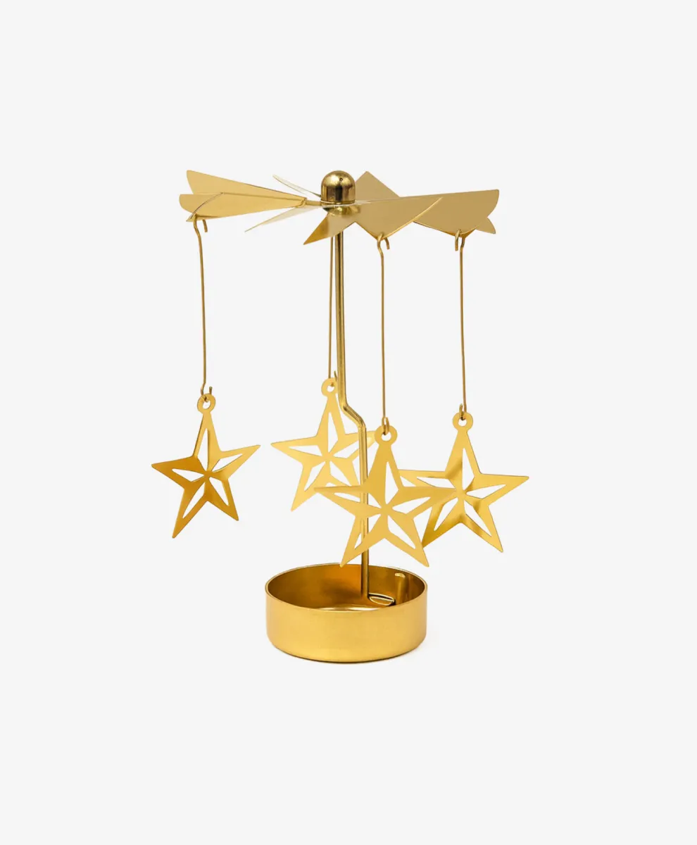 Svećnjak u obliku vrteške sa konjima