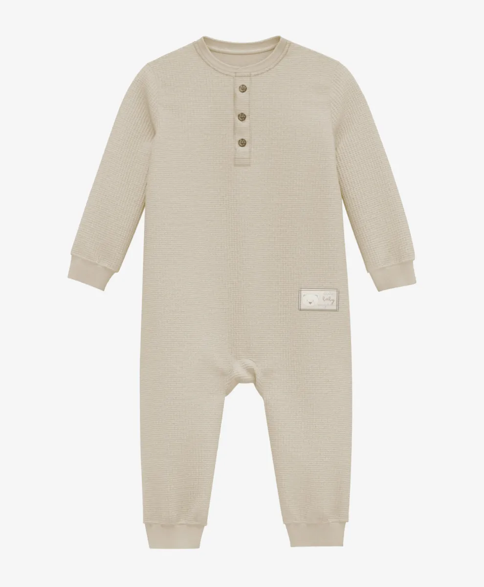 Vafel kombinezon za bebe dečake 100% organski pamuk