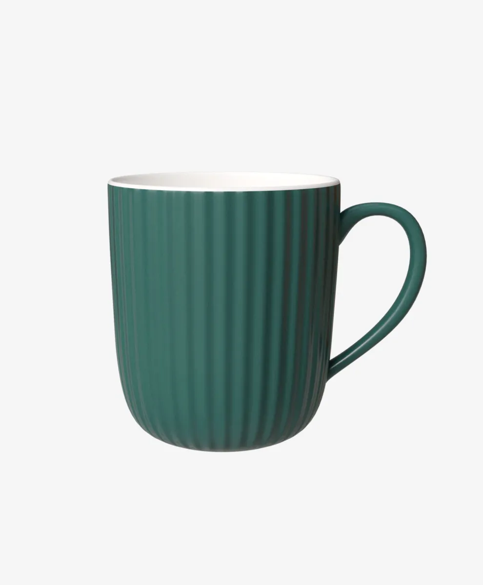 Zelena šolja od porcelana