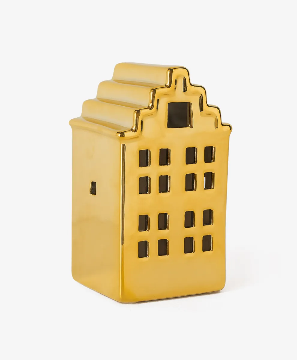 Zlatna LED kuća srednje veličine