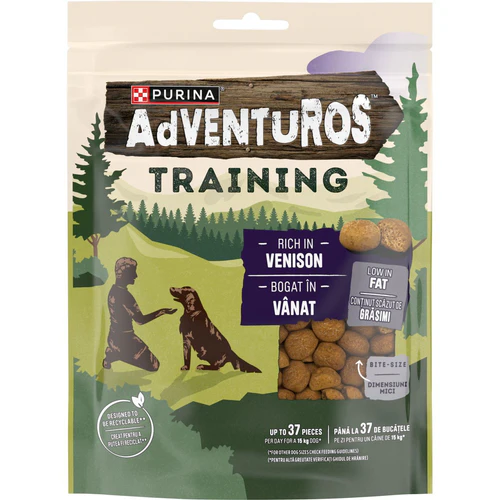 Adventuros
      
      
       Poslastica za pse Training s mesom jelena 115g