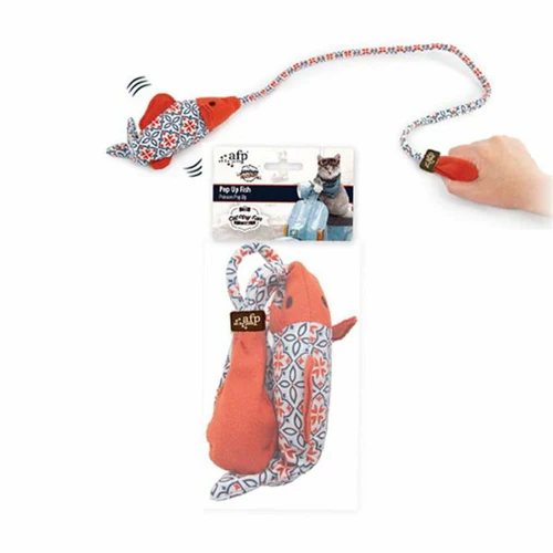 All for Paws
      
      
      ALL4PAWS Igračka za mačke Vintage Pop up Fish, interaktivna, 140cm