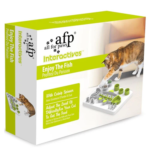 All for Paws
      
      
      ALL4PAWS Interactive Hranilica za poslastice za mačke, Enjoy Riba, 30x23x5cm