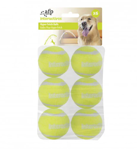 All for Paws
      
      
      ALL4PAWS Interactive Igračka za pse Hyper Fetch Teniske loptice, 5cm, 6kom